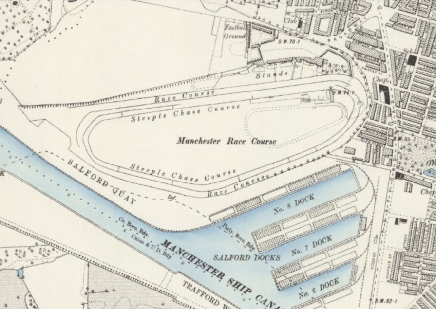 Manchester - Manchester Racecourse : Map credit National Library of Scotland